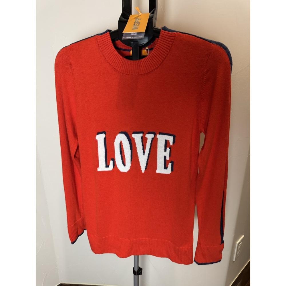Wispr‎ Bro Love Sweater Pomodori New With Tags MSRP $178